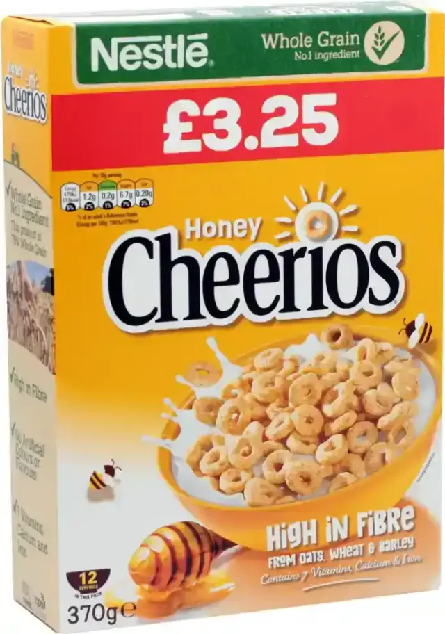 Nestlé Cereal Honey Cheerios 370 g