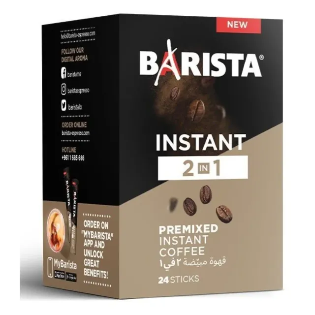 BARISTA INSTANT COFFEE 2 IN 1 12G