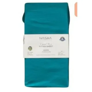 Nasma Fitted Sheet Queen Plain 176 x 200