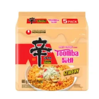 Nongshim Ramyun Stir Fry Toomba 137gx5 Pieces