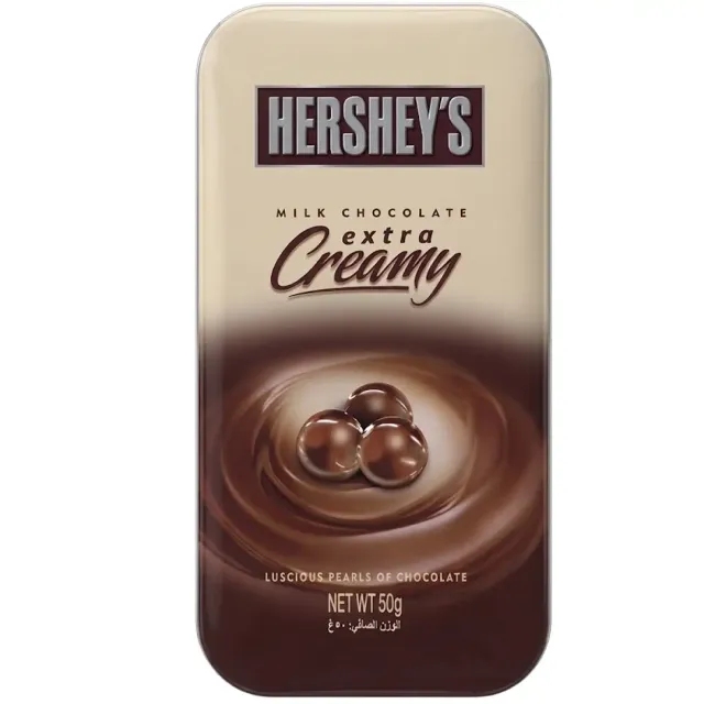 Hershey's Extra Creamy Milk Chocolate Pearls 50g