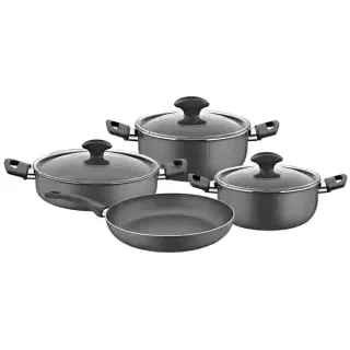 PAPILLA GRANITE COOKWARE SET 7PCS GRY