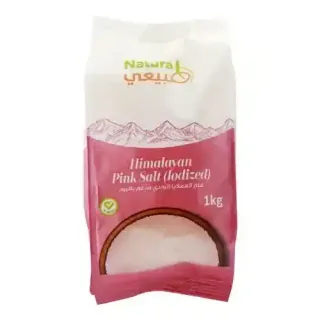 NATURAL HIMALAYAN PINK SALT IODIZED 1KG
