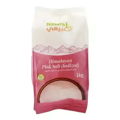 NATURAL HIMALAYAN PINK SALT IODIZED 1KG
