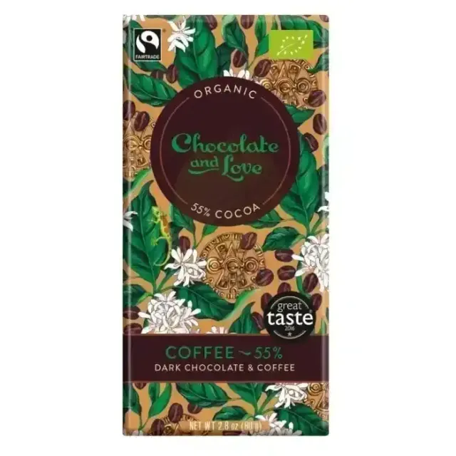 Chocolate And Love Coffee Choco 55% 80G