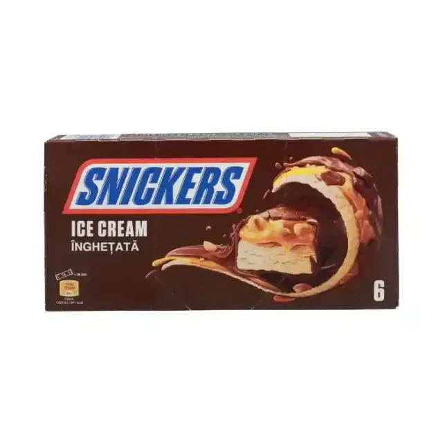 Snickers Ice Cream Bar 6Pack 45.6G X 6