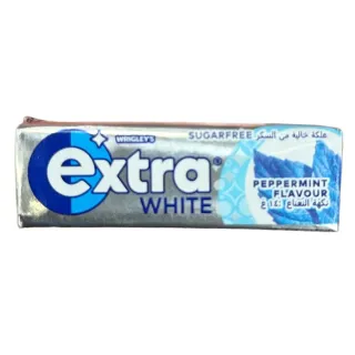 Wrigley's Extra White Sugar-Free Gum Peppermint Flavour 14g