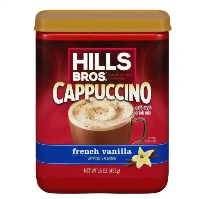 HILLS BROS CPTCH.FRNCH.VAN FAT FRE 453G