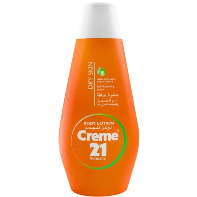 Crème 21 Body Lotion Dry Skin With Aloe Vera & Vitamin E 400ml