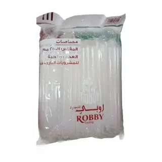 روبي مصاص بلاستيك 11×210مم 100قطع