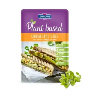 Emborg Plant Based Cheddar Style Slices 150 g