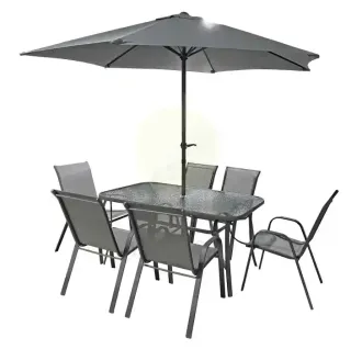 Paradiso Patio Set 6-Person 150 x 90 x 70 cm