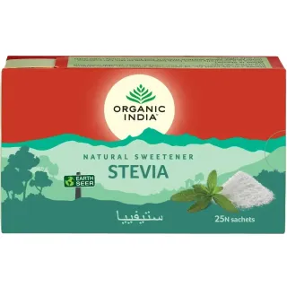 Organic India Natural Sweetener Stevia 25 Sachets