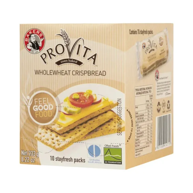 Bakers Provita Wholewheat Biscuits 233 g
