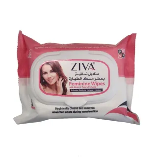 Ziva Musk Al Tahara Feminine Wipes 25 Wipes
