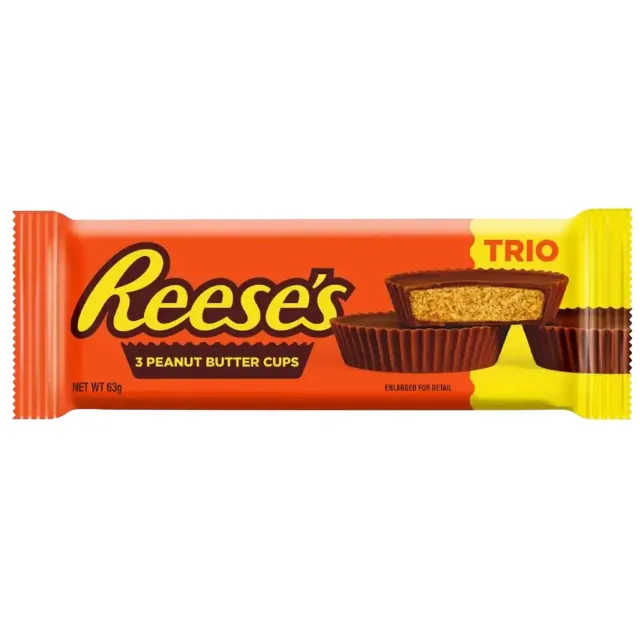 Reese'S Trio 3 Peanut Butter Cups 63g