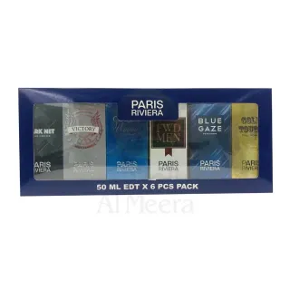 Paris Rivera Eau de Toilette for Men 50 ml x 6