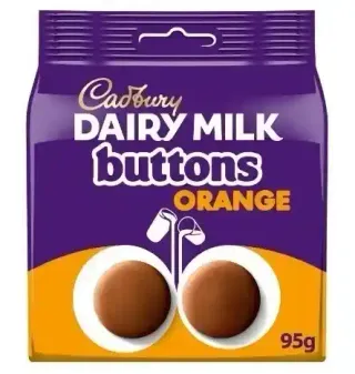 Cadbury Dairy Milk Orange Buttons 95G