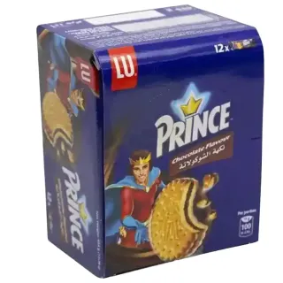 LU Prince Biscuits Chocolate Flavour 38gx12 Pieces