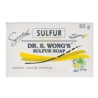 Dr Wongs Sulphur Soap With Moist 80Gm