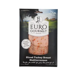 Euro Gourmet Sliced Turkey Breast Mediterranean 130g