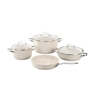 Korkmaz Cookware Set Granite 7 pcs
