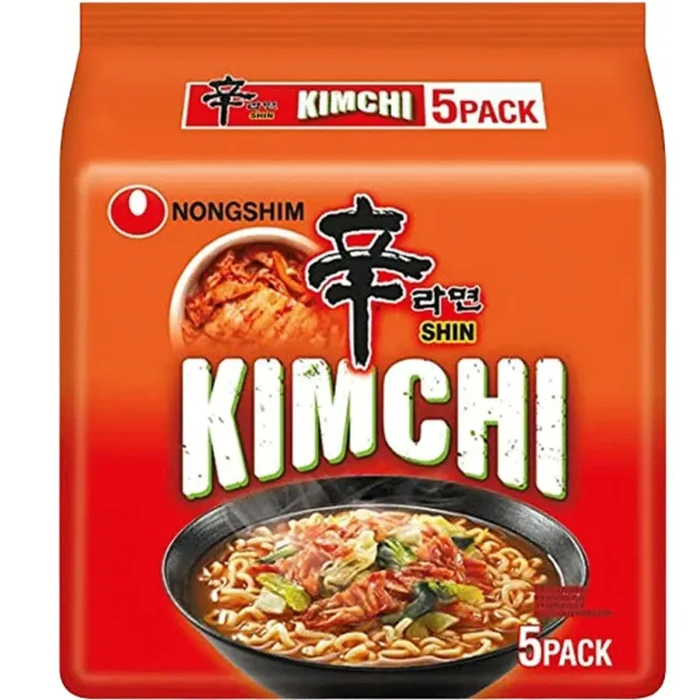 Nongshim Shin Instant Noodles Ramen Kimchi 120gx5 Pieces