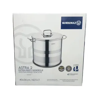 Korkmaz Casserole Astra 2 Deep 42.5L