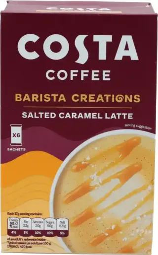 Costa Coffee Salted Caramel 6 x 17g