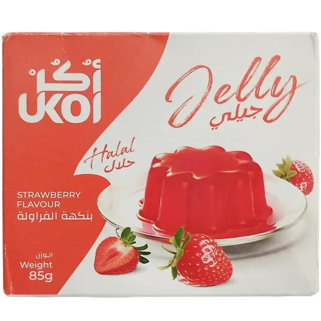 أكل جيلي فراولة 85غم