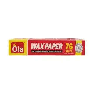 Ola Wax Paper 7.04m 23.30x30.2mm 76sqmft