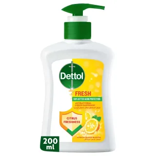 Dettol Handwash Antibacterial Citrus & Orange Blossom Liquid Pump 200ml