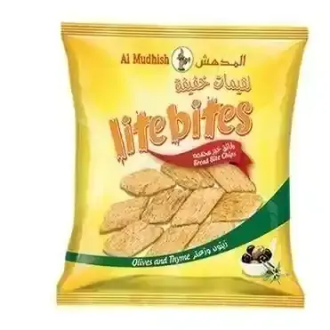وجبات خفيفة لايت بايتس زيتون وزعتر 90 جم