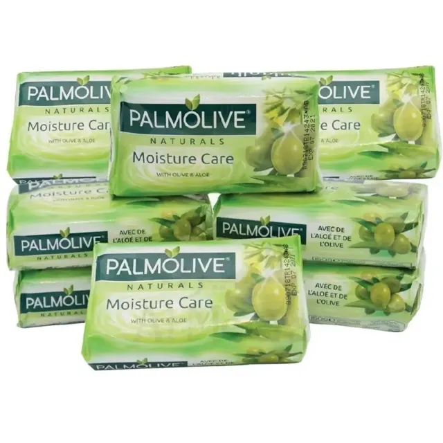 Palmolive Soap Aloe & Olive 90gx8 Pieces