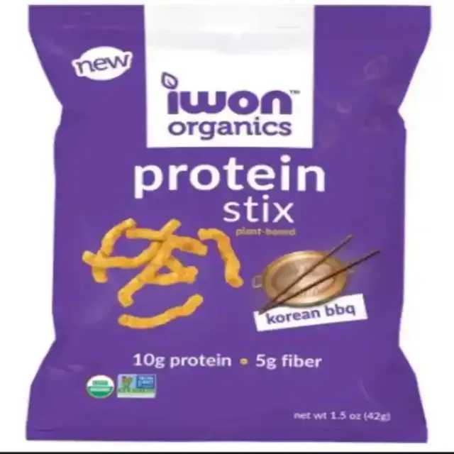 Iwon Orgs Prot Stix Korean Bbq 42G