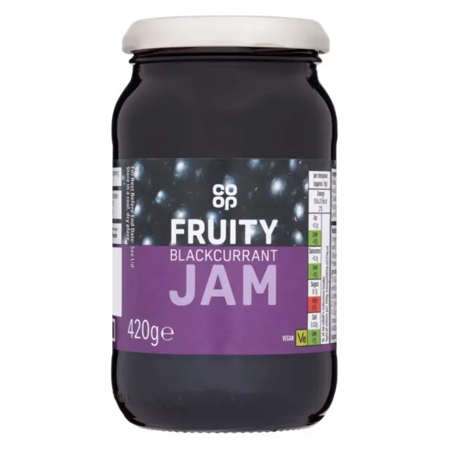CO-OP BLACKCURRANT JAM 420G