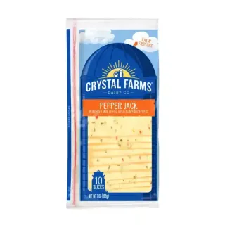 Crystal Farms Pepper Jack Slices 198G