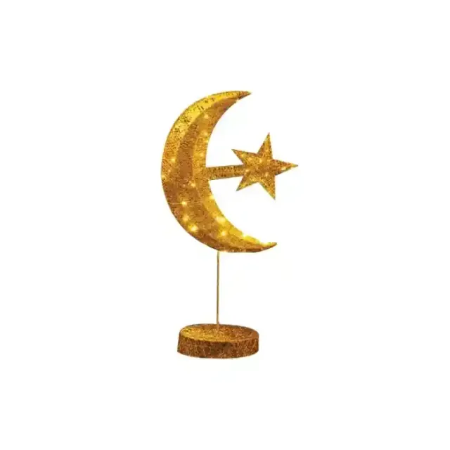 Bgd Décor Moon/Star With Base 60Cm 1812-7