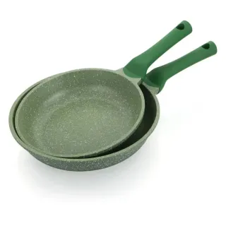 Prestige Fry Pan Set 24cm & 28cm Green