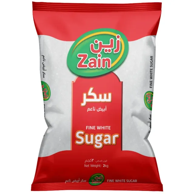 سكر أبيض ناعم زين 2 كجم