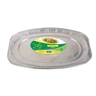 QPAC Aluminum Oval Platters 65220 3pcs