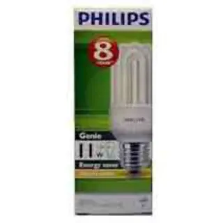 Philips Genie Bulb 11W E27 Energy Saver Warm White