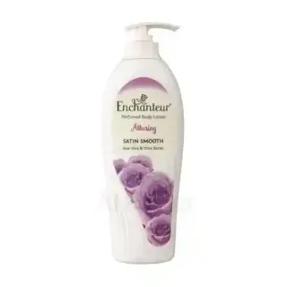 Enchanteur Body Lotion Perfumed Moisture Silk Alluring Satin Smooth 400 ml