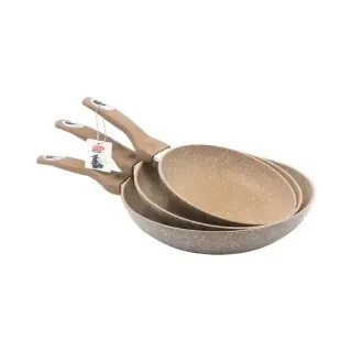 OLINA GRANITE FRY PAN 3PCS
