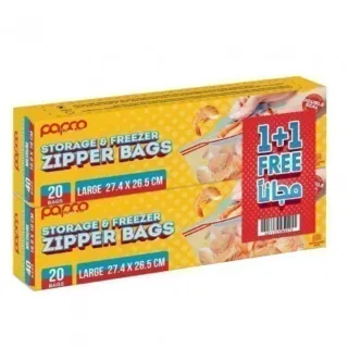 PAPCO PREMIUM STGE FRZ LG ZIPER40BGX2@SP