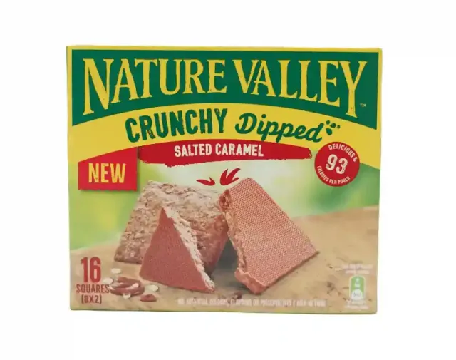 Nature Valley Crunchy Dip Salted Caramel 20gx8 Pieces