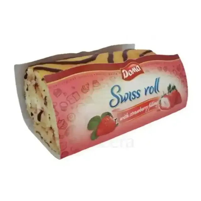 Doma Swiss Roll Strawberry 115G