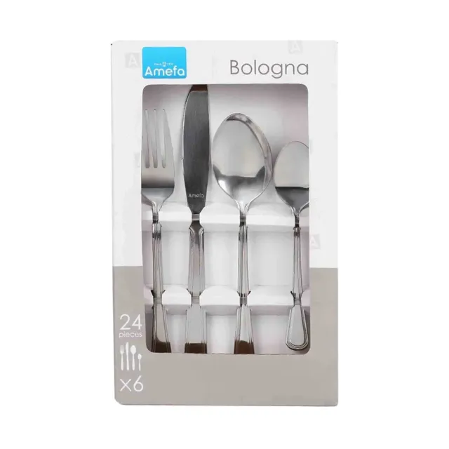 Amefa Bologna Cutlery Set, 24 Pieces