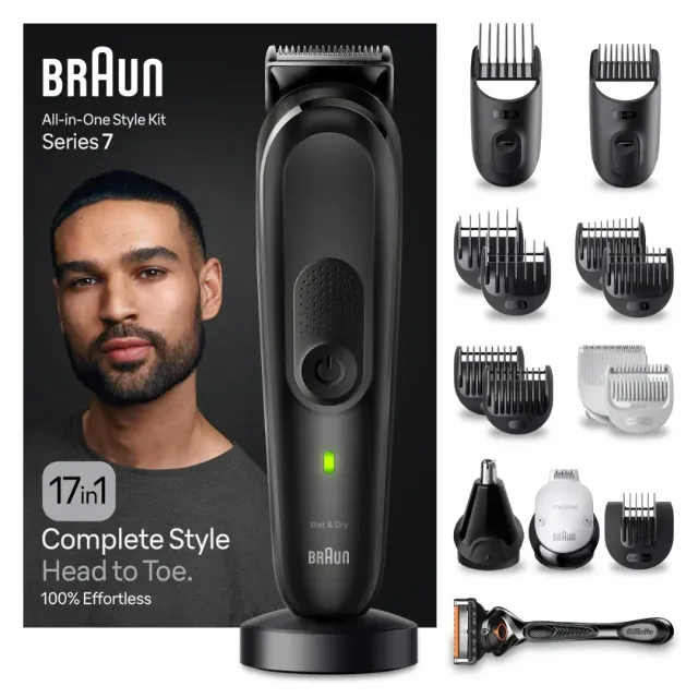 Braun Trimmer Black Matte MGK7490
