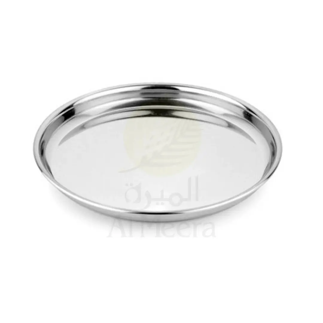 FW Thali Plate Beaded Stainless Steel 26 Gauge 13" Model 3345